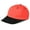 Red/Black, variant on Deluxe Classic Suede Bill Baseball Cap with Leather Strap Closure