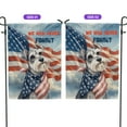 thumbnail image 2 of Patriot Schnauzer We Will Never Forget Patriotic Remembrance Day Garden Flag 12x18in Double Sided Miniature Schnauzer Dog Lover Outdoor Decor - 12014, 2 of 5