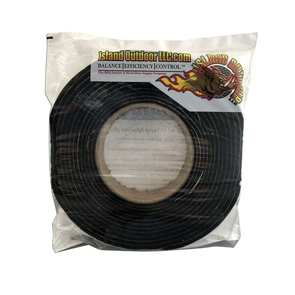 FireBlack® Gasket Kit for WSM, Self Stick. Fits all Weber Smokey Mountain or Kettle