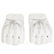 thumbnail image 5 of Guantes de boxeo de medio dedo espesar lucha de boxeo transpirable Kickboxing saco de boxeo guantes de entrenamiento mano fantasma blanco, 5 of 5