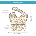 thumbnail image 4 of Kdxio Squirrel And Mushroom Bibs For Babies, Baby Bibs for Eating, Toddler Bibs, Waterproof Bibs, Feeding Bibs, for Toddlers, Boys, Girls, 4 of 8