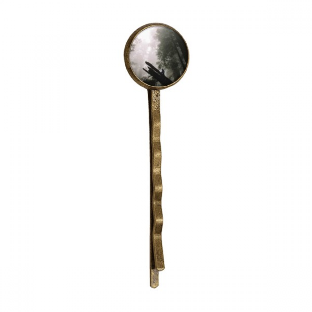 Foresterie Science Nature Paysage Rétro Métal Cheveux Bobby Pin Headwear