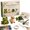Pond, variant on DIY Animal Bead Craft Kit, Creative Beading Set with Figurine Guides, Storage Tray & Tools for Kids & Adults (Garden, Pond & Family Styles)