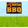 thumbnail image 1 of Montana BBQ (18" x 24") Yard Sign, Includes Metal Step Stake, 1 of 6