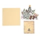 thumbnail image 3 of Tarjeta de felicitación con forma tridimensional de fiesta de Navidad, papel decorativo con sobre, 3 of 8