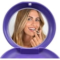 thumbnail image 3 of Dent Art Aligner Case with Mirror - Compatible with Invisalign, Smile Direct, and Other Aligners, Retainers, and Mouth Guards in Multi Colors (Violet), 3 of 7