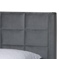 thumbnail image 5 of Baxton Studio Payne Modern Platform Bed, Queen, Grey, 5 of 9