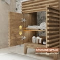 thumbnail image 6 of Eclife 24" Freestanding Single Bathroom Vanity with Ceramic Top, Faucet, Wood Tune, 6 of 12