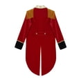 thumbnail image 4 of Sxiwei Tenues de Cirque Rouge pour Garçons Manteau Queue-de-Pie à Manches Longues avec 4 Pcs Rouge 12, 4 of 7