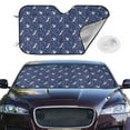thumbnail image 2 of Fotbe Squirrel Flower Car Windshield Sunshade | Sun Visor Protector Front Window Shade, Keeps Out UV Rays, Keeps Your Vehicle Cool-Medium, 2 of 7