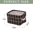 thumbnail image 2 of ENTASSER Cloth art storage box storage basket portable storage basketstyle2, 2 of 5
