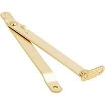 National Hardware N208-611 V1890L Folding Support in Brass