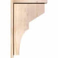 thumbnail image 3 of 5 1/2"W x 14"D x 22"H Monterey Smooth Corbel w/Backplate, Douglas Fir, 3 of 9