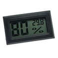 thumbnail image 1 of MasteelfCA Multifunctional Digital Hygrometer Thermometer Large LCD Display Indoor Temperature Humidity Meter with Backlit Calender Clock Alarm (Black), 1 of 8