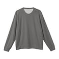 thumbnail image 7 of Men's Round Neck Long Sleeve Ribbed Knit Pullover, Sweater for Cold Weather, Indoor Warmth and Everyday Essentials,Dark Gray,2XL, 7 of 7