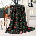 thumbnail image 2 of Pink Dinosaurs Cosmic Stars Blanket,Comfortable Soft Lamb Wool Throw Blanket,All Season,Warm Lightweight Blankets for Sofa Bed Couch Living Room Chair,40"x50", 2 of 4