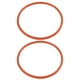 thumbnail image 1 of Seitruly Fundas de silicona para empuje manual, accesorios prácticos y prácticos para usuarios de sillas de ruedas, 2 uds. Ayudas para vestirse con gancho de botón Naranja+2 piezas, 1 of 6