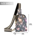 thumbnail image 2 of FORMRS Womens Crossbody Sling Bag Travel Daypack Shoulder Chest Backpack, Neon Llamas Pattern, 2 of 7