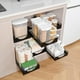 thumbnail image 1 of Organizador de Gabinete Extraíble, Cajón de Almacenamiento de Cocina Extraíble Resistente, Cesta de Gabinete de Malla Deslizante, Estantes de Despensa Deslizantes de Acero Al, 1 of 15