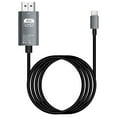 thumbnail image 1 of Type C To HD Multimedia Interface Converter Cable, Stable Signal Connection  Alternate Mode Type C To HD Multimedia Interface Cable  for TV Black,White, 1 of 8
