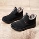 thumbnail image 5 of Zapatos para mujer, botas de nieve de color liso para mujer, botas bajas cálidas y zapatos de pelo, zapatillas para correr, botas vaqueras., 5 of 5