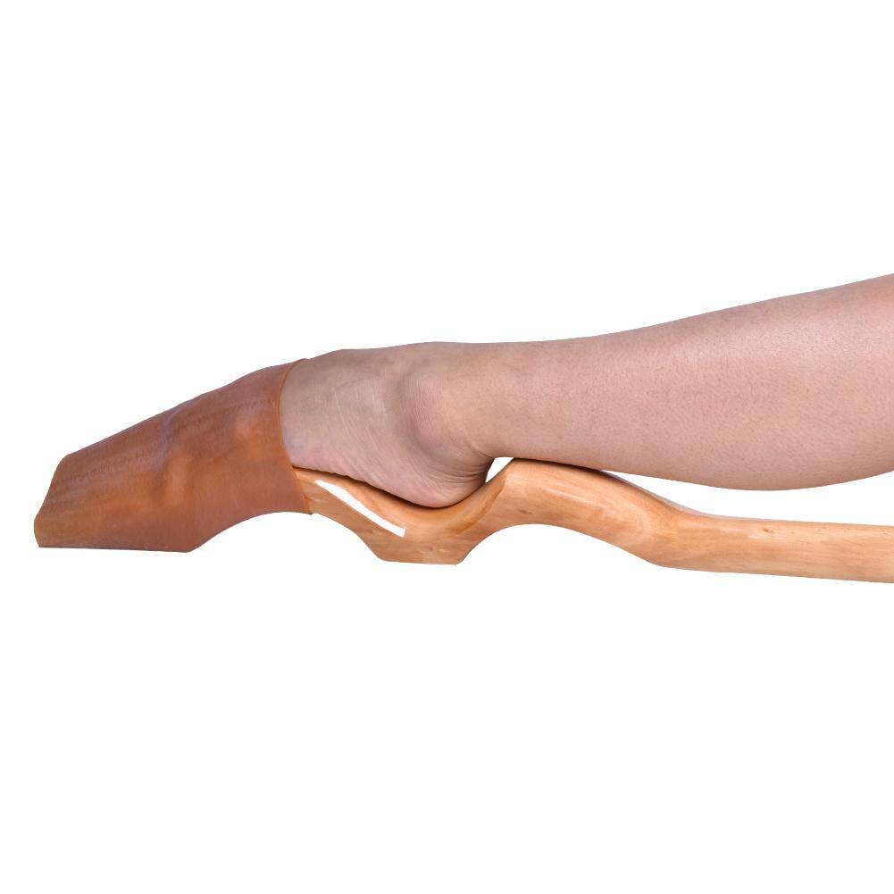 Wooden Dance Feet Arch Enhancer with Elastic Band 2 Foam Pads for Dancer/Gymnastics/Yoga People,Gold YFMMM Ballet Foot Stretcher 