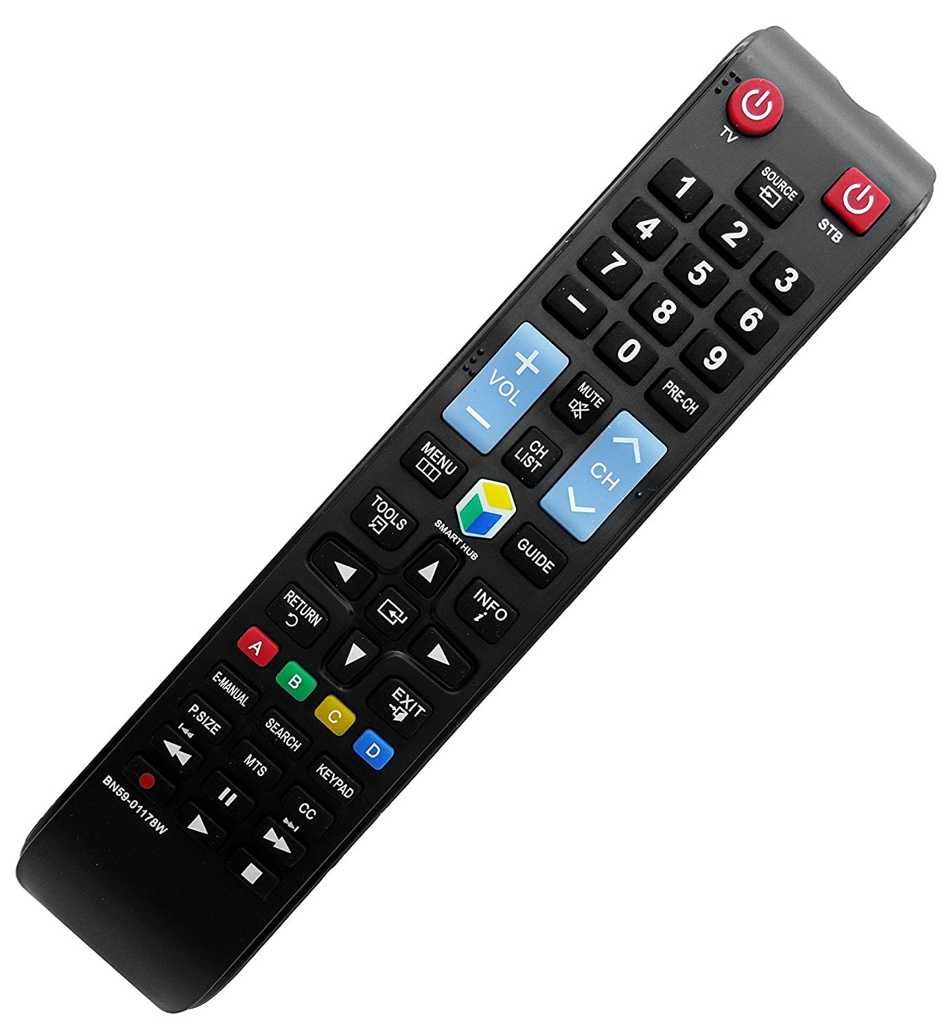 New Samsung TV Replaced Remote BN59-01178W BN59 01178W - Walmart.com