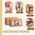 thumbnail image 4 of 20 Pack 6x3x2 Inch Brown Bakery Box with Window,Cookie Favor Boxes for Treats, Cupcakes, Candies, Pastries, Party Supplies, 4 of 5