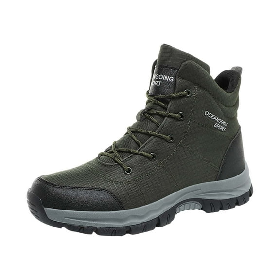 NOKIO Plush Warm Cotton Shoes Wear And Anti Slip Snow Boots Five Finger Cotton Shoes Outdoor Sports Shoes Men's And Women's Hiking Shoes