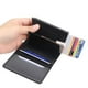 thumbnail image 3 of ZHAOCHENG Cartera con protección RFID y NFC de carbono para 6 tarjetas, color negro, talla única, 3 of 5