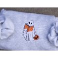 thumbnail image 2 of Ghost Book Halloween Embroidered Sweatshirt, 2 of 4