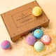 thumbnail image 5 of Juego de 12 Bombas Efervescentes para Baño con Aceites Esenciales y Flores Secas, Relajantes y Aromáticas, Incluye Video Demostrativo, 5 of 6