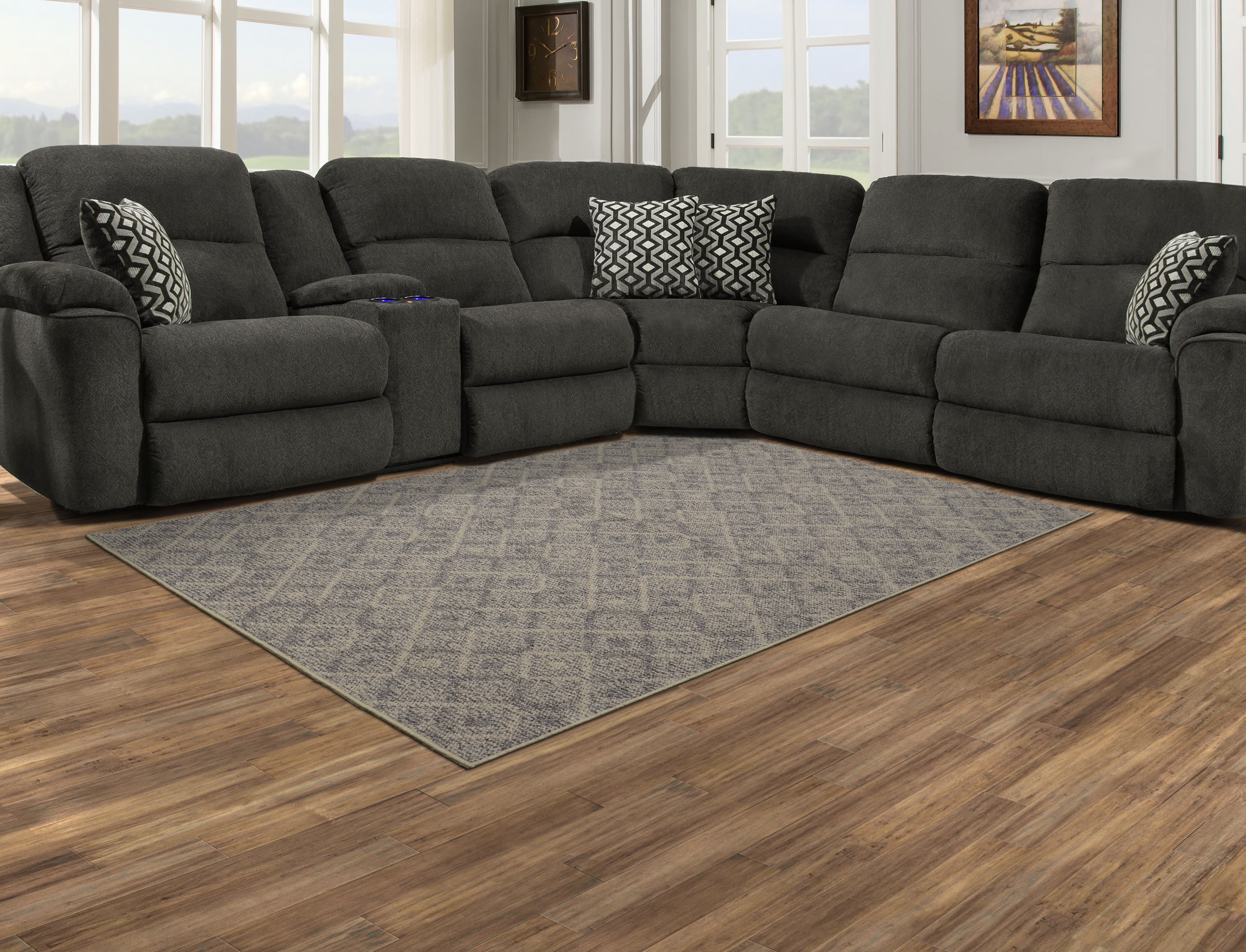 Garland Rug Classic Berber Earth Tone Indoor Area Rug, 9' x 12'