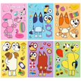 thumbnail image 3 of 30/60pcs Anime Bluey Cartoon Puzzle Stickers Cute Children Diy Color Handbook Sticker Educational Animal Sticker Toy Girl Gift, 3 of 5