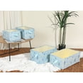 thumbnail image 7 of Unique Bargains Fabric Storage Cube Storage Bin Storage Basket Blue 19.5*13.5*9in, 7 of 7