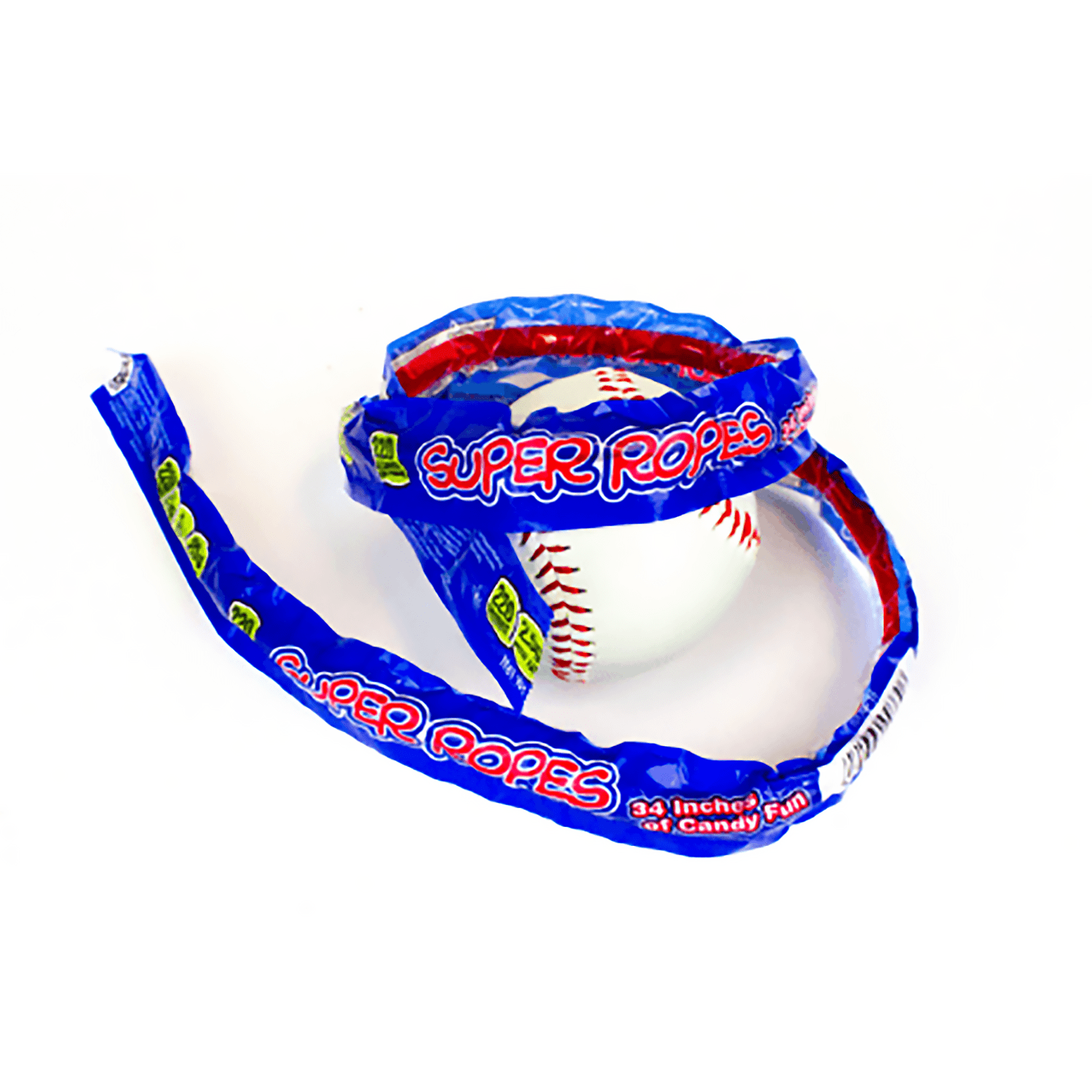 RED VINES® Super Ropes Individually Wrapped 34" Red Licorice Rope Candy