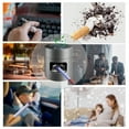 thumbnail image 4 of Aluminum Alloy Smokeless Ashtray purifier, 3 in 1 USB Rechargeable Smoke Grabber Ashtrays with Filter for Home and Office,Black, 4 of 6