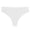 White, variant on Womens Seamless Thongs Underwear No Show Thong Scallop Edge Wave-waisted Invisible Panties Sexy Heart Cutout Briefs for Ladies Black L
