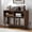 Brown, variant on Record Player Stand with Vinyl Storage Cabinet, Wood Turntable Table Open Shelf Holder Up to 350 Albums Cube Storage Organizer for Living Room, Office, Rustic Brown