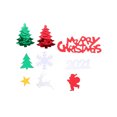 thumbnail image 4 of Minkissy 1 Set Party Decorations Christmas Santa Sequins Assorted Color for Home Celebration, 4 of 6