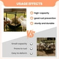 thumbnail image 3 of Pasture Hay Feeder 70 Gallon, Galvanized Metal 2-in-1 Livestock Feeder with 25 Gallon Feed Pan, Pasture Feeder, Metal Livestock Feeder Rack for Small Ranches, Hobby Farms, Rural Properties, 3 of 9
