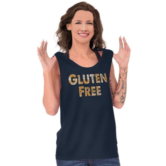 Gluten Free Bread Carbs Healthy Tank Top T Shirts Men Women Brisco Brands S