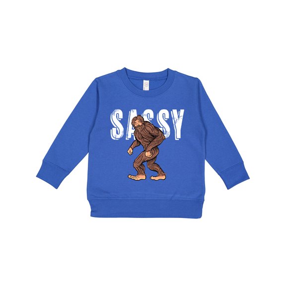 Inktastic Bigfoot Sassy Happy Sasquatch Toddler Sweatshirt