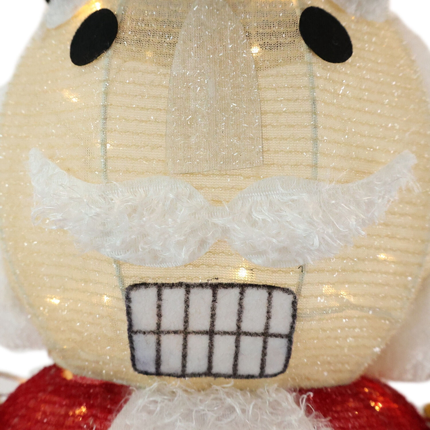 Fraser Hill Farm Prelit LED Tinsel Nutcracker, Indoor/Outdoor, 6-ft.