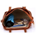 thumbnail image 3 of Coofit 4PCS Women Handbag Set Fashion Solid Color Creative Shoulder Bag Clutch Bag, 3 of 10