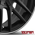 thumbnail image 2 of Touren 3260-7703MB 5-100- 5-112.3 PCD Tr60 Roue Anneau Noir Mat, 2 of 4