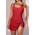 thumbnail image 3 of One Piece Swimdress Swimsuits for Women Tummy Control Swim Dresses Skirt Bathing Suit, 3 of 6