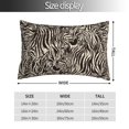 thumbnail image 2 of Salouo Leopard And Zebra1 Pattern Pillow Cases,1PC Pillow Covers with Envelope Closure Decorative Pillow Case for Bed Couch,Pillows Not Included-14"x20", 2 of 6