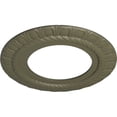 thumbnail image 3 of Ekena Millwork 10 5/8"OD x 5 3/4"ID x 1/2"P Claremont Ceiling Medallion (Fits Canopies up to 7"), Hand-Painted Spartan Stone, 3 of 7