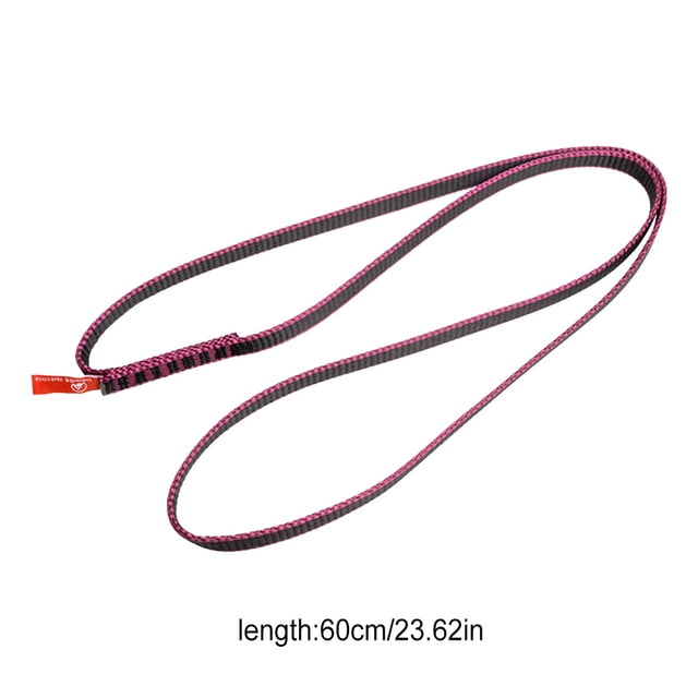 Rock Climbing Rope Professional Simple Safety Practical Simple Body Protecting Sling Sturdy Safe Webbing Fall Prevention Protection Gear for Body Protecting Purple